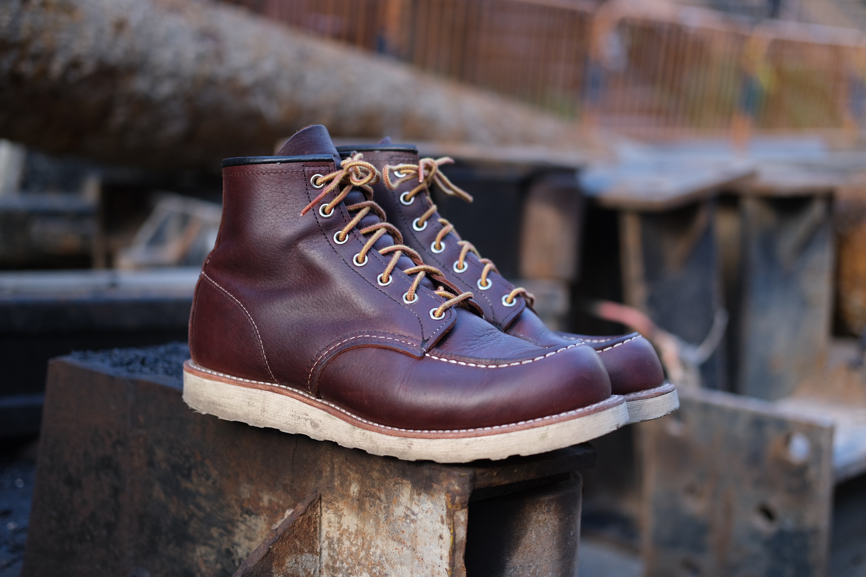 red wing boots moc toe