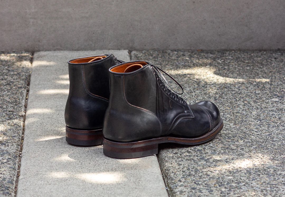 Viberg black best sale shell cordovan